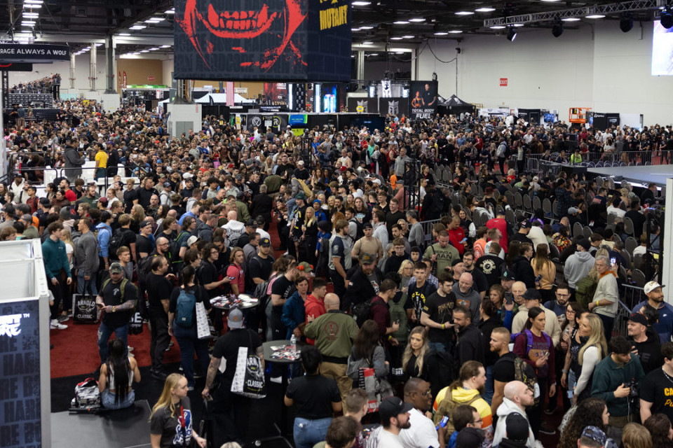 photo of crowd at expo